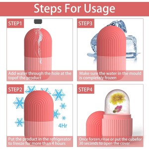 Ice Roller for Face & Eyes – Puffiness & Migraine Relief, Skin Tightening & Pore Shrinking Facial Massager – Cold Therapy Ice Face Roller for Women & Men – Reusable & Travel-Friendly (Peach) Ice Roller for Face & Eyes – Puffiness & Migraine Relief, Skin Tightening & Pore Shrinking Facial Massager – Cold Therapy Ice Face Roller for Women & Men – Reusable & Travel-Friendly (Peach)