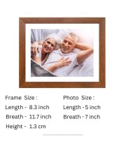 Husband and Wife Photo at Old Age | Portrait of Lifelong Love| Perfect for Home Decoration or Anniversary Gift