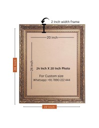 Goddess Saraswati Happy Vasant Panchami Puja Big Photo Frame - 22x26 Inches for Home & Office Decoration