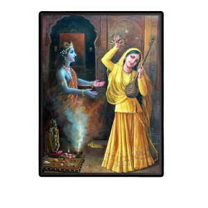 Meera bai Laminated Photo - 5x7 Inches, Divine Blessings for Home & Office and Temple Decoration Meera bai Laminated Photo - 5x7 Inches, Divine Blessings for Home & Office and Temple Decoration