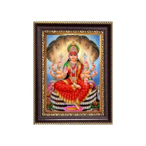Sri Veera Lakshmi Mata Digital Print Photo 6.7x8.7 inches - Vibrant Religious Wall Art for Home, Office and Temple Decor. Sri Veera Lakshmi Mata Digital Print Photo 6.7x8.7 inches - Vibrant Religious Wall Art for Home, Office and Temple Decor.