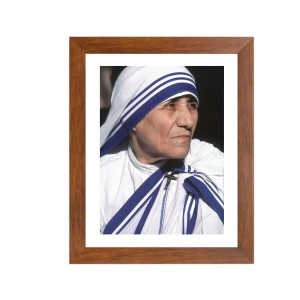 Mother Teresa Colored Photo | Print of the Saint of Kolkata | Perfect for Home, Office, or Religious Decoration | Ideal Spiritual Gift