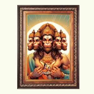 Sri Panchmukhi Hanuman Color Photo 8x12 Inch - Vibrant Religious Wall Art for Home or Office Decor. Sri Panchmukhi Hanuman Color Photo 8x12 Inch - Vibrant Religious Wall Art for Home or Office Decor.