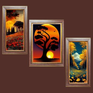 3-Pack Nature’s Timeless Tale painting Photo Frames - 2 Pieces 10x17 Inch & 1 Piece 14x17 Inch - Rustic Wall Art for Home & Office Decor - Botanical Wall Hanging for Living Room, Bedroom, or W 3-Pack Nature’s Timeless Tale painting Photo Frames - 2 Pieces 10x17 Inch & 1 Piece 14x17 Inch - Rustic Wall Art for Home & Office Decor - Botanical Wall Hanging for Living Room, Bedroom, or W