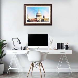 St. Paul Church Photo Frame, 10x14 Inches Beautiful Elegant Framed Wall Art of Iconic Cathedral St. Paul Church Photo Frame, 10x14 Inches Beautiful Elegant Framed Wall Art of Iconic Cathedral