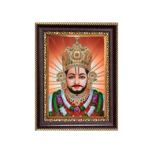Sri Khatu Shyam Baba Digital Print Photo 6.7x8.7 inches - Vibrant Religious Wall Art for Home, Office and Temple Decor. Sri Khatu Shyam Baba Digital Print Photo 6.7x8.7 inches - Vibrant Religious Wall Art for Home, Office and Temple Decor.