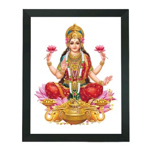 Hitech Sales Mata Laxmi Polystyrene Photo Frame for Pooja Room, Temple, Home Decor and Gift (Printed Photo, Black, 7.12 x 9.12 inches) Hitech Sales Mata Laxmi Polystyrene Photo Frame for Pooja Room, Temple, Home Decor and Gift (Printed Photo, Black, 7.12 x 9.12 inches)