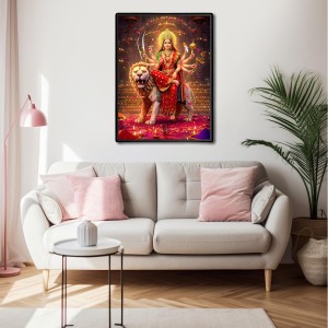 Maa Durga Laminated Photo (7x9 Inches Without glass) Divine Blessings for Table and Walls,Home & Office and Temple Decoration Maa Durga Laminated Photo (7x9 Inches Without glass) Divine Blessings for Table and Walls,Home & Office and Temple Decoration