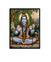 Shiva Laminated Photo - 5x7 Inches, Divine Blessings for Home & Office and Temple Decoration