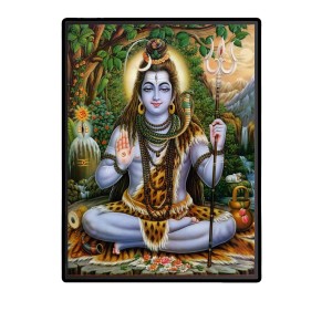 Shiva Laminated Photo - 5x7 Inches, Divine Blessings for Home & Office and Temple Decoration Shiva Laminated Photo - 5x7 Inches, Divine Blessings for Home & Office and Temple Decoration