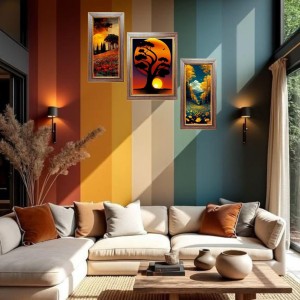 3-Pack Nature’s Timeless Tale painting Photo Frames - 2 Pieces 10x17 Inch & 1 Piece 14x17 Inch - Rustic Wall Art for Home & Office Decor - Botanical Wall Hanging for Living Room, Bedroom, or W 3-Pack Nature’s Timeless Tale painting Photo Frames - 2 Pieces 10x17 Inch & 1 Piece 14x17 Inch - Rustic Wall Art for Home & Office Decor - Botanical Wall Hanging for Living Room, Bedroom, or W