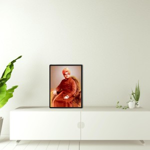 Swami Vivekananda Laminated Photo - 5x7 Inches, Divine Blessings for Home & Office and Temple Decoration