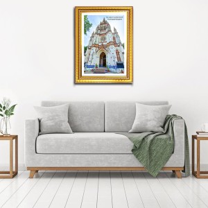 Our Lady of Lourdes Church Church Photo Frame, Beautiful Elegant Framed Wall Art of Iconic Cathedral