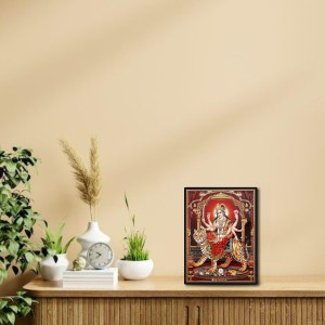 Maa Durga Laminated Photo - 9x11 Inches, Divine Blessings for Home & Office and Temple Decoration Maa Durga Laminated Photo - 9x11 Inches, Divine Blessings for Home & Office and Temple Decoration