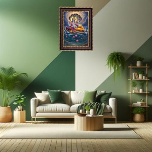 Lord vishnu Digital Print Photo 8.7x10.7 inches (I6101) - Vibrant Religious Wall Art for Home or Office Decor. Lord vishnu Digital Print Photo 8.7x10.7 inches (I6101) - Vibrant Religious Wall Art for Home or Office Decor.