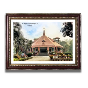 St. Alphonsus de Ligouri Church Photo Frame, Beautiful Elegant Framed Wall Art of Iconic Cathedral St. Alphonsus de Ligouri Church Photo Frame, Beautiful Elegant Framed Wall Art of Iconic Cathedral
