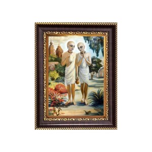 Sri Gaur and Sri Nitai Digital Print Photo 6.7x8.7 inches - Vibrant Religious Wall Art for Home or Office Decor. Sri Gaur and Sri Nitai Digital Print Photo 6.7x8.7 inches - Vibrant Religious Wall Art for Home or Office Decor.