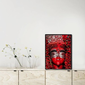 Tara Laminated Photo - 5x7 Inches, Divine Blessings for Home & Office and Temple Decoration