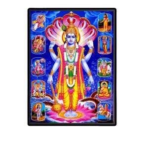 Vishnu Dashavathar Laminated Photo (11x13 Inches Without glass) Divine Blessings for Table and Walls,Home & Office and Temple Decoration Vishnu Dashavathar Laminated Photo (11x13 Inches Without glass) Divine Blessings for Table and Walls,Home & Office and Temple Decoration