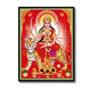 Maa Durga Laminated Photo - 7x9 Inches, Divine Blessings for Home & Office and Temple Decoration Maa Durga Laminated Photo - 7x9 Inches, Divine Blessings for Home & Office and Temple Decoration