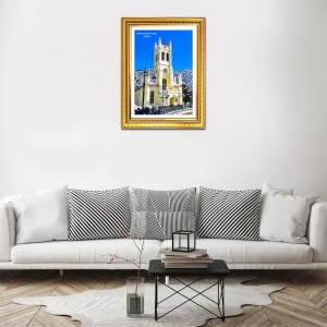 Shimla Christ Church Church Photo Frame, Beautiful Elegant Framed Wall Art of Iconic Cathedral Shimla Christ Church Church Photo Frame, Beautiful Elegant Framed Wall Art of Iconic Cathedral