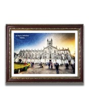 St Paul Church Photo Frame, Beautiful Elegant Framed Wall Art of Iconic Cathedral