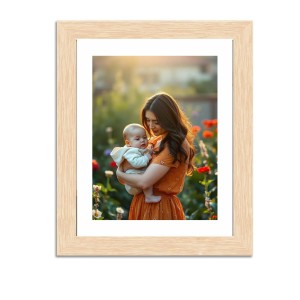 Mother and Child Colored Photograph | Heartwarming Wall Art | Perfect for Home or NurseryDecoration