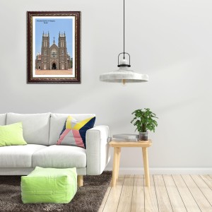 Arthunkal Basilica Church Photo Frame, Beautiful Elegant Framed Wall Art of Iconic Cathedral Arthunkal Basilica Church Photo Frame, Beautiful Elegant Framed Wall Art of Iconic Cathedral