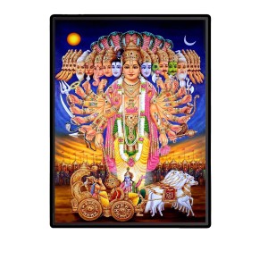 Krishna Virat Roop Avtar Mahabharat Laminated Photo - 13x15 Inches, Divine Blessings for Home & Office and Temple Decoration Krishna Virat Roop Avtar Mahabharat Laminated Photo - 13x15 Inches, Divine Blessings for Home & Office and Temple Decoration