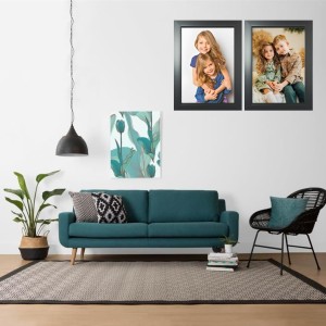 Set of 2 Black Photo Frames for Wall & Table Décor – Modern Minimalist Empty Picture Frames for Home & Office, Display Portrait or Landscape Orientation. (2, Medium) Set of 2 Black Photo Frames for Wall & Table Décor – Modern Minimalist Empty Picture Frames for Home & Office, Display Portrait or Landscape Orientation. (2, Medium)