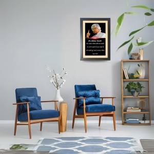 A. P. J. Abdul Kalam & His Famous Quote Photo Frame - Brown Frame, 11x15 Inches, Perfect for Office & Wall Decoration, Ideal Gift A. P. J. Abdul Kalam & His Famous Quote Photo Frame - Brown Frame, 11x15 Inches, Perfect for Office & Wall Decoration, Ideal Gift