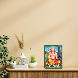 Adi Shankaracharya Laminated Photo - 7x9 Inches, Divine Blessings for Home & Office and Temple Decoration Adi Shankaracharya Laminated Photo - 7x9 Inches, Divine Blessings for Home & Office and Temple Decoration
