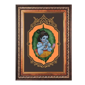 Sri Krishna Color Photo 10x14 Inch - Vibrant Religious Wall Art for Home or Office Decor. Sri Krishna Color Photo 10x14 Inch - Vibrant Religious Wall Art for Home or Office Decor.