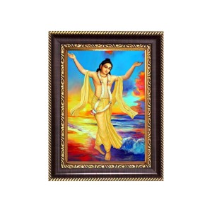 Sri Chaitanya Mahaprabhu Digital Print Photo 6.7x8.7 inches - Vibrant Religious Wall Art for Home, Office and Temple Decor. Sri Chaitanya Mahaprabhu Digital Print Photo 6.7x8.7 inches - Vibrant Religious Wall Art for Home, Office and Temple Decor.