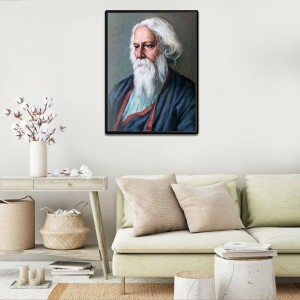 Rabindranath Tagore Laminated Photo - 5x7 Inches, Divine Blessings for Home & Office and Temple Decoration Rabindranath Tagore Laminated Photo - 5x7 Inches, Divine Blessings for Home & Office and Temple Decoration