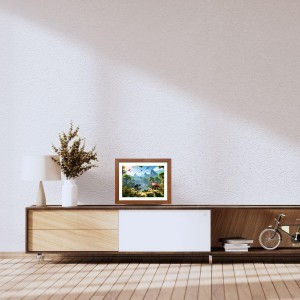 AI Funny Dinosaurs Art Picture for Kids - 16x20 inches, Brown Color - Perfect Wall Decor for Children's Room AI Funny Dinosaurs Art Picture for Kids - 16x20 inches, Brown Color - Perfect Wall Decor for Children's Room