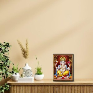 Sri Ganesh Laminated Photo (13x15 Inches Without glass) Divine Blessings for Table and Walls,Home & Office and Temple Decoration Sri Ganesh Laminated Photo (13x15 Inches Without glass) Divine Blessings for Table and Walls,Home & Office and Temple Decoration