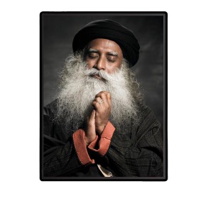 Sadhguru (Jaggi Vasudev) Laminated Photo - 5x7 Inches, Divine Blessings for Home & Office and Temple Decoration