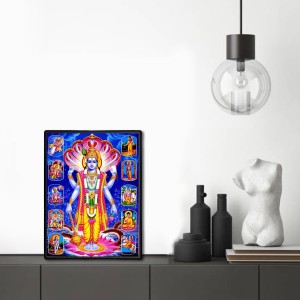 Vishnu Dashavathar Laminated Photo (11x13 Inches Without glass) Divine Blessings for Table and Walls,Home & Office and Temple Decoration Vishnu Dashavathar Laminated Photo (11x13 Inches Without glass) Divine Blessings for Table and Walls,Home & Office and Temple Decoration