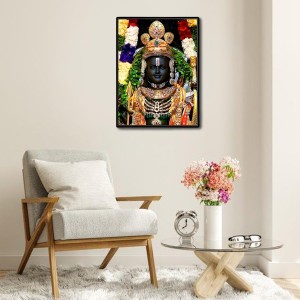 Ram Lalla Laminated Photo - 5x7 Inches, Divine Blessings for Home & Office and Temple Decoration Ram Lalla Laminated Photo - 5x7 Inches, Divine Blessings for Home & Office and Temple Decoration