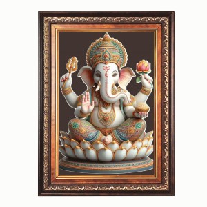 Sri Ganesh Color Photo 10x14 Inch - Vibrant Religious Wall Art for Home or Office Decor. Sri Ganesh Color Photo 10x14 Inch - Vibrant Religious Wall Art for Home or Office Decor.