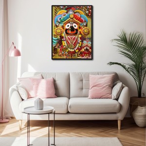 Sri Jagannath Laminated Photo - 13x15 Inches, Divine Blessings for Home & Office and Temple Decoration Sri Jagannath Laminated Photo - 13x15 Inches, Divine Blessings for Home & Office and Temple Decoration
