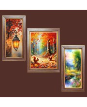 3-Pack Mysteries of the Misty Forest Photo Frames - 2 Pieces 10x17 Inch & 1 Piece 14x17 Inch - Rustic Wall Art for Home & Office Decor - Botanical Wall Hanging for Living Room, Bedroom, or Works 3-Pack Mysteries of the Misty Forest Photo Frames - 2 Pieces 10x17 Inch & 1 Piece 14x17 Inch - Rustic Wall Art for Home & Office Decor - Botanical Wall Hanging for Living Room, Bedroom, or Works
