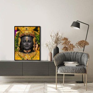 Ram Lalla Laminated Photo - 7x9 Inches, Divine Blessings for Home & Office and Temple Decoration Ram Lalla Laminated Photo - 7x9 Inches, Divine Blessings for Home & Office and Temple Decoration