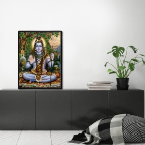 Shiva Laminated Photo - 5x7 Inches, Divine Blessings for Home & Office and Temple Decoration Shiva Laminated Photo - 5x7 Inches, Divine Blessings for Home & Office and Temple Decoration