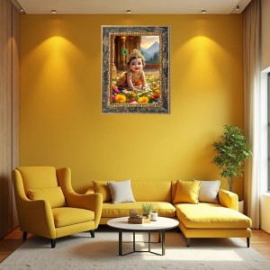 Baby Krishna Digital Print Photo 6.7x8.7 inches - Vibrant Religious Wall Art for Home or Office Decor. Baby Krishna Digital Print Photo 6.7x8.7 inches - Vibrant Religious Wall Art for Home or Office Decor.