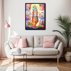 Vishnu Avatar Laminated Photo - 13x15 Inches, Divine Blessings for Home & Office and Temple Decoration Vishnu Avatar Laminated Photo - 13x15 Inches, Divine Blessings for Home & Office and Temple Decoration