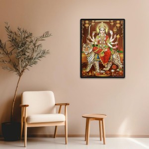Maa Durga Laminated Photo (7x9 Inches) Divine Blessings for Home & Office and Temple Decoration Maa Durga Laminated Photo (7x9 Inches) Divine Blessings for Home & Office and Temple Decoration