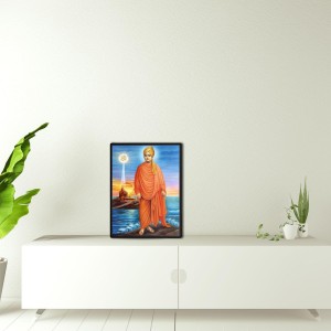 Swami Vivekananda Laminated Photo - 5x7 Inches, Divine Blessings for Home & Office and Temple Decoration