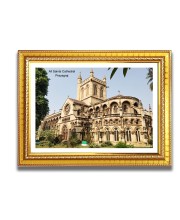All Saints Cathedral Church Photo Frame, 10x14 Inches Beautiful Elegant Framed Wall Art of Iconic Cathedral